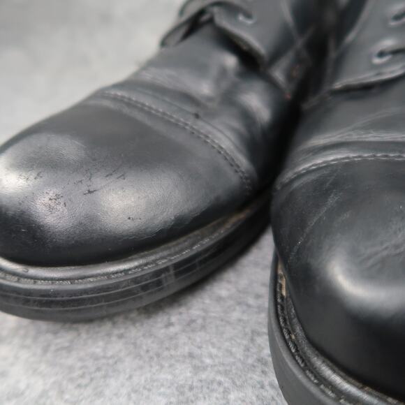 George Shoes Mens 12 Derby Oxford Classic Dress Work Formal Black Leather main image 7